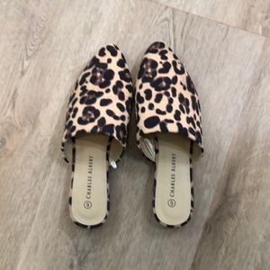Leopard print Mules